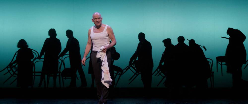 17.01.19, Heilbronn: Hauptprobe 2 zum Schauspiel »Steppenwolf« nach Hermann Hesse. Foto: Candy Welz