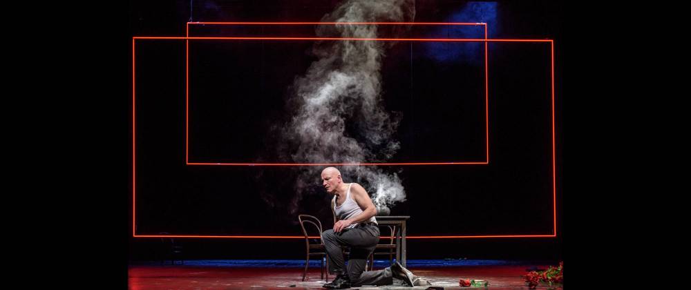 17.01.19, Heilbronn: Hauptprobe 2 zum Schauspiel »Steppenwolf« nach Hermann Hesse. Foto: Candy Welz